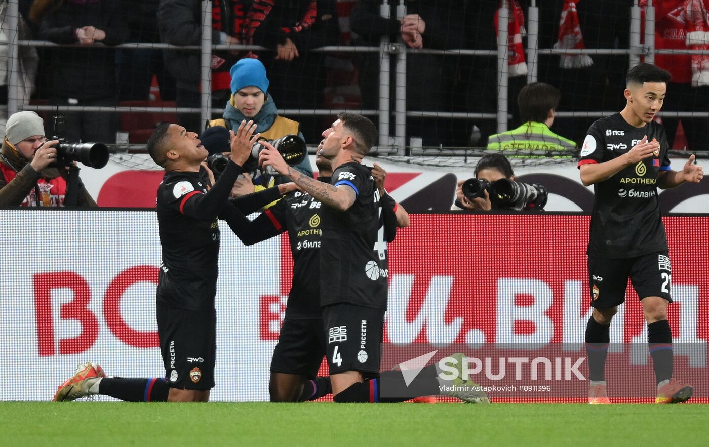 Russia Soccer Premier-League Spartak - CSKA