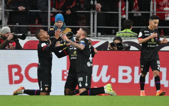 Russia Soccer Premier-League Spartak - CSKA