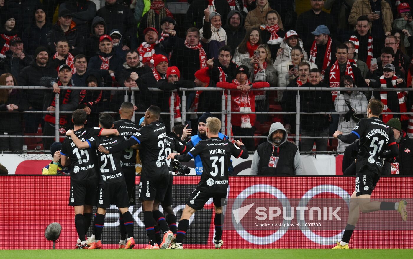Russia Soccer Premier-League Spartak - CSKA