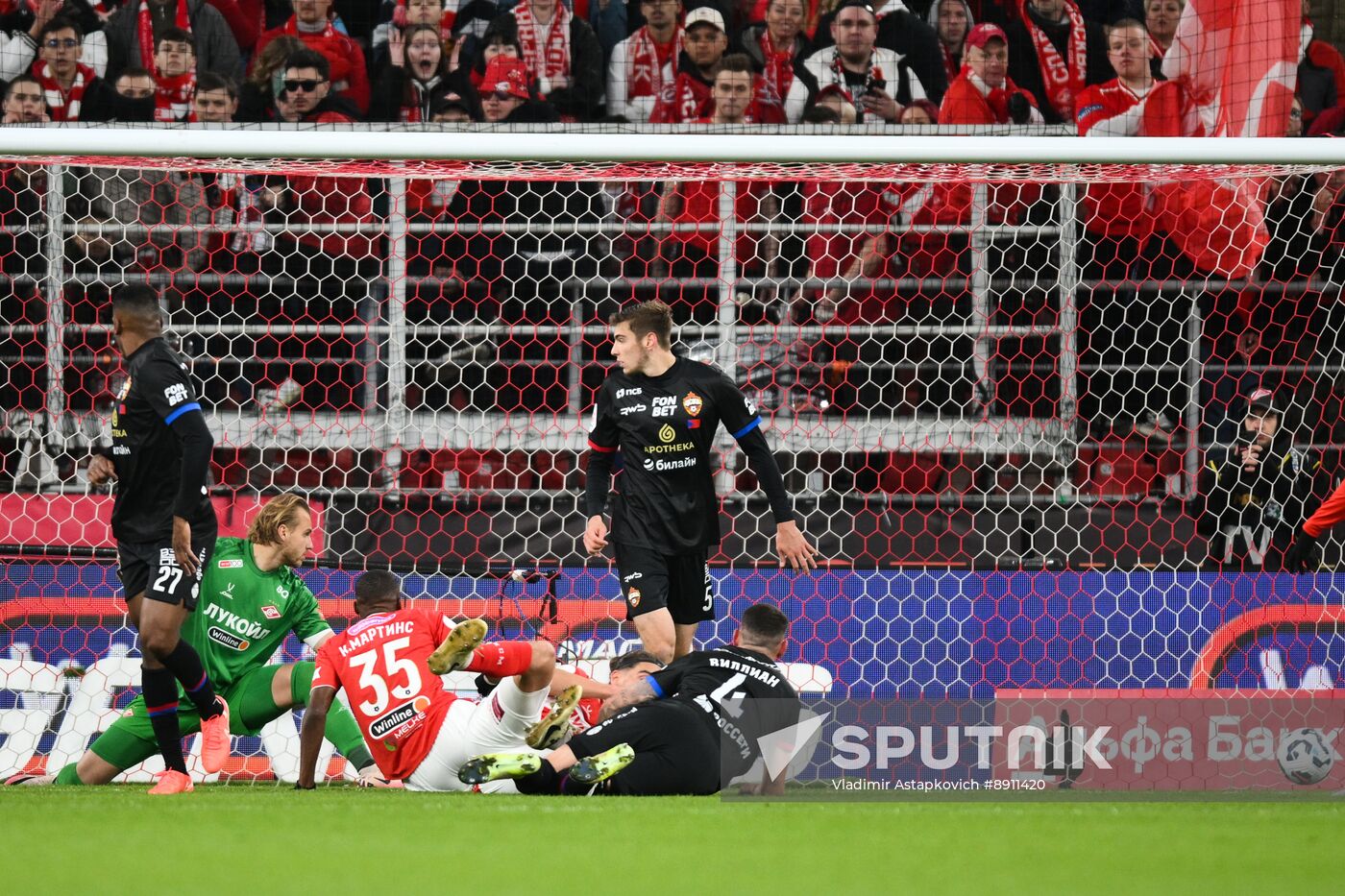 Russia Soccer Premier-League Spartak - CSKA