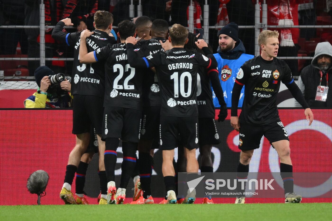 Russia Soccer Premier-League Spartak - CSKA