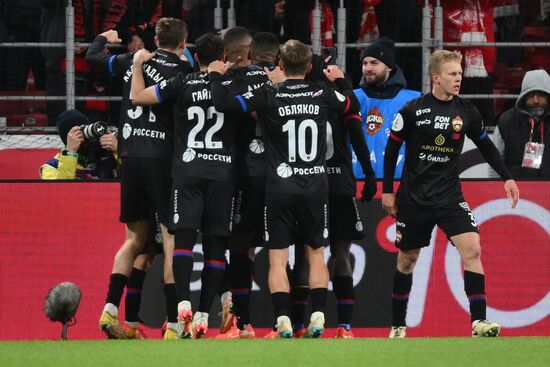 Russia Soccer Premier-League Spartak - CSKA