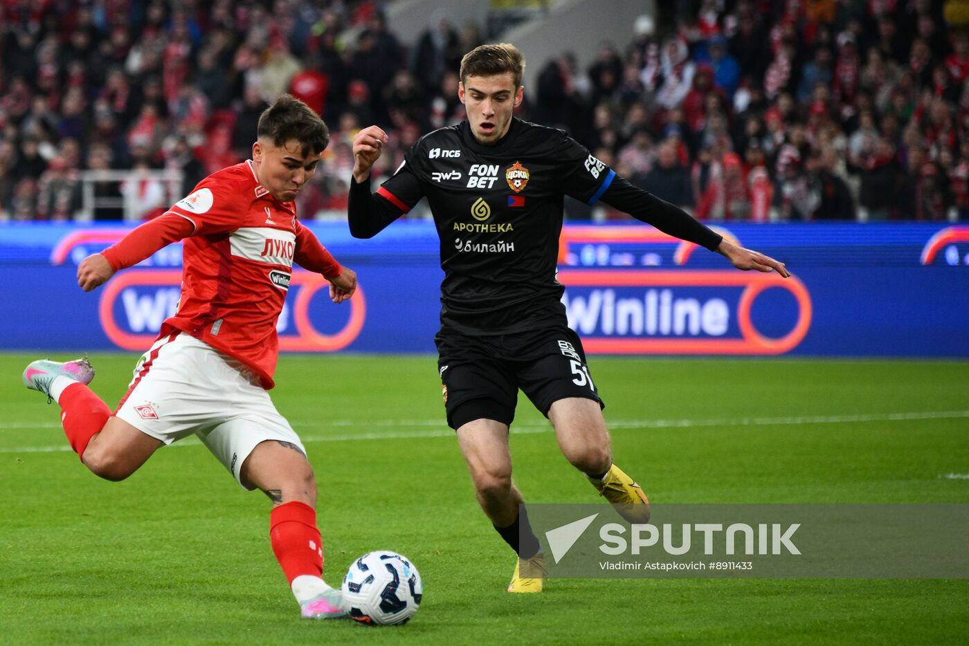 Russia Soccer Premier-League Spartak - CSKA