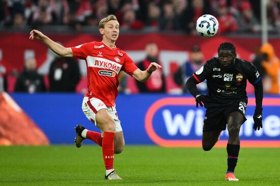 Russia Soccer Premier-League Spartak - CSKA