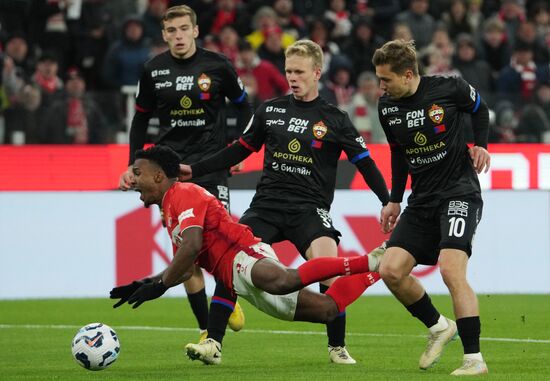 Russia Soccer Premier-League Spartak - CSKA
