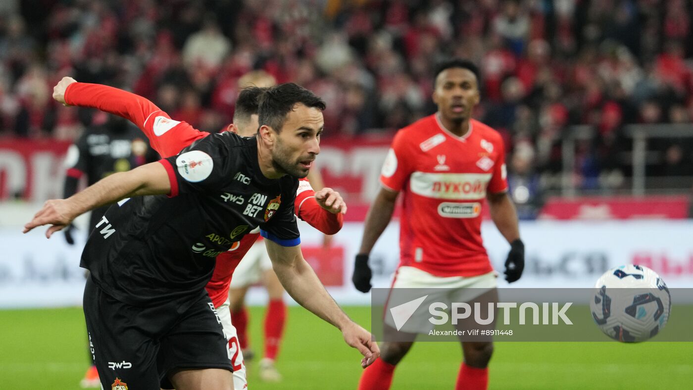 Russia Soccer Premier-League Spartak - CSKA