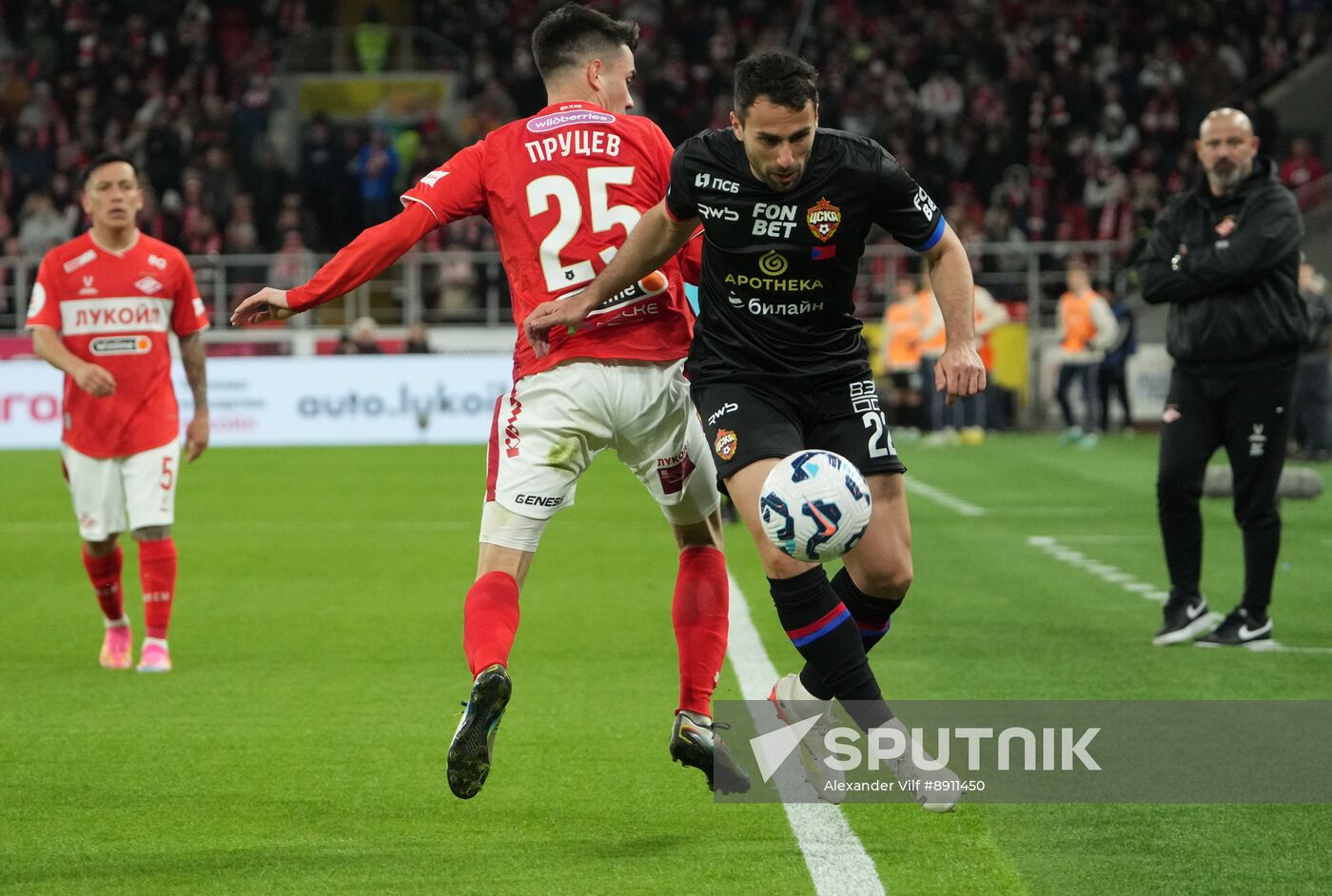 Russia Soccer Premier-League Spartak - CSKA