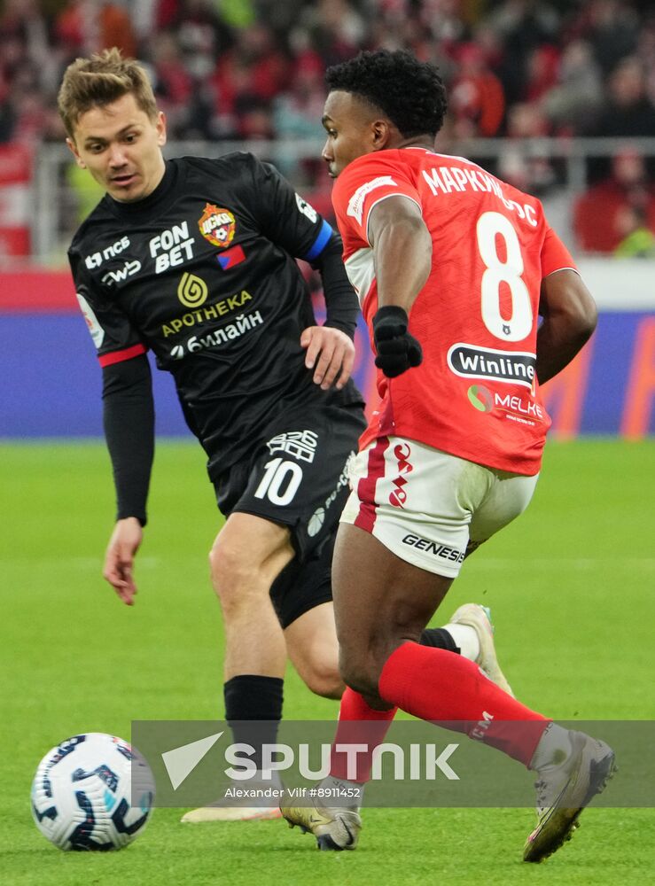 Russia Soccer Premier-League Spartak - CSKA
