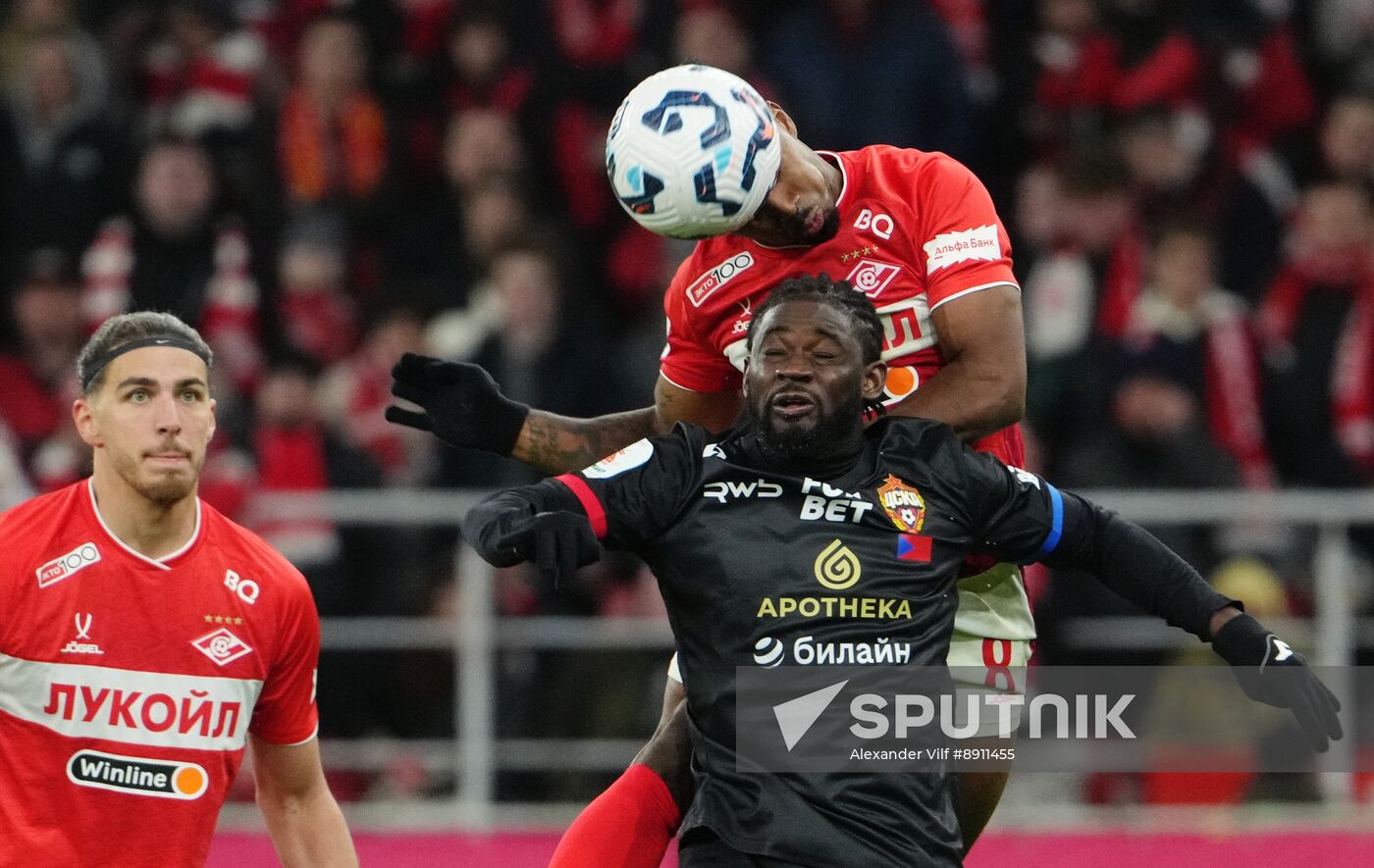 Russia Soccer Premier-League Spartak - CSKA