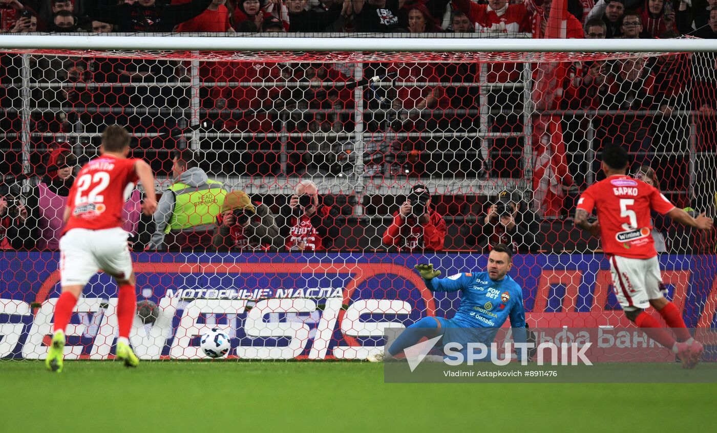 Russia Soccer Premier-League Spartak - CSKA