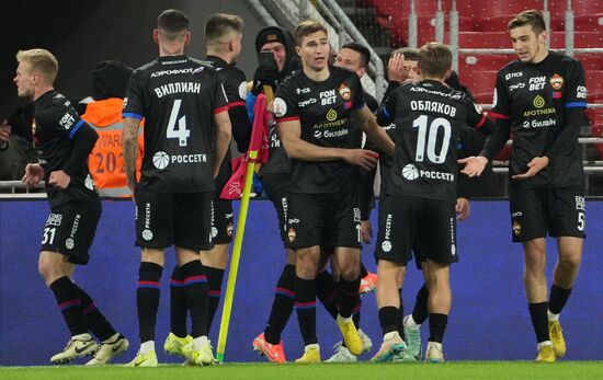 Russia Soccer Premier-League Spartak - CSKA