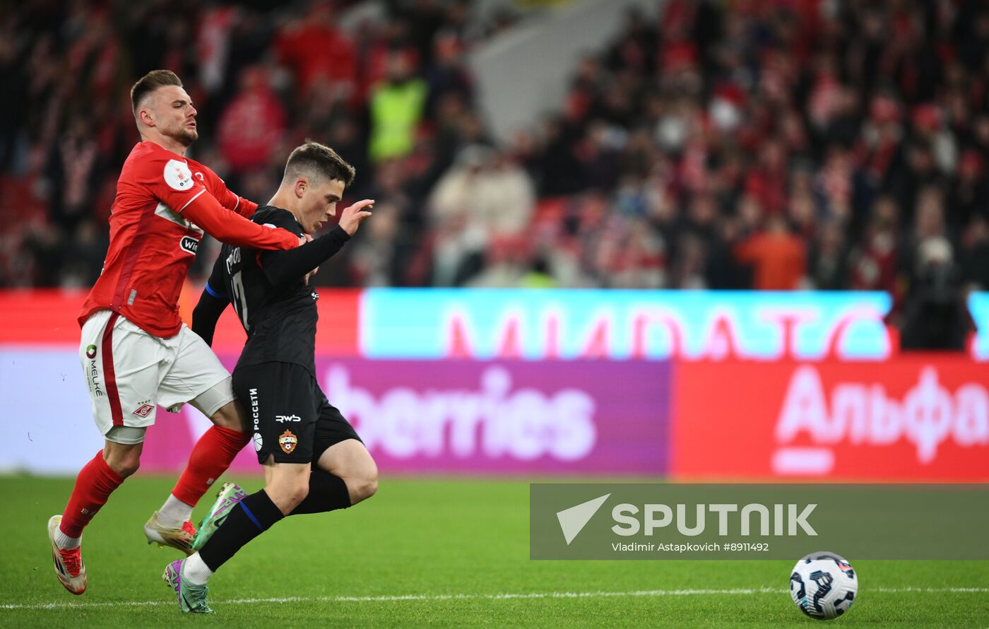 Russia Soccer Premier-League Spartak - CSKA