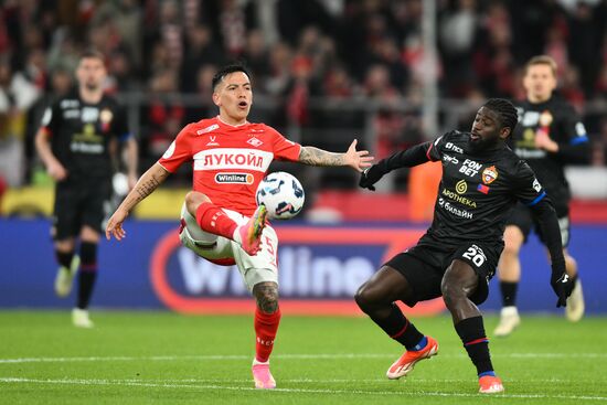 Russia Soccer Premier-League Spartak - CSKA