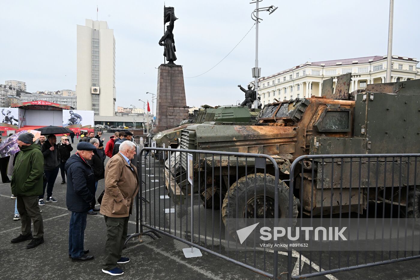 Russia Ukraine Captured Military Equipment Exhibition