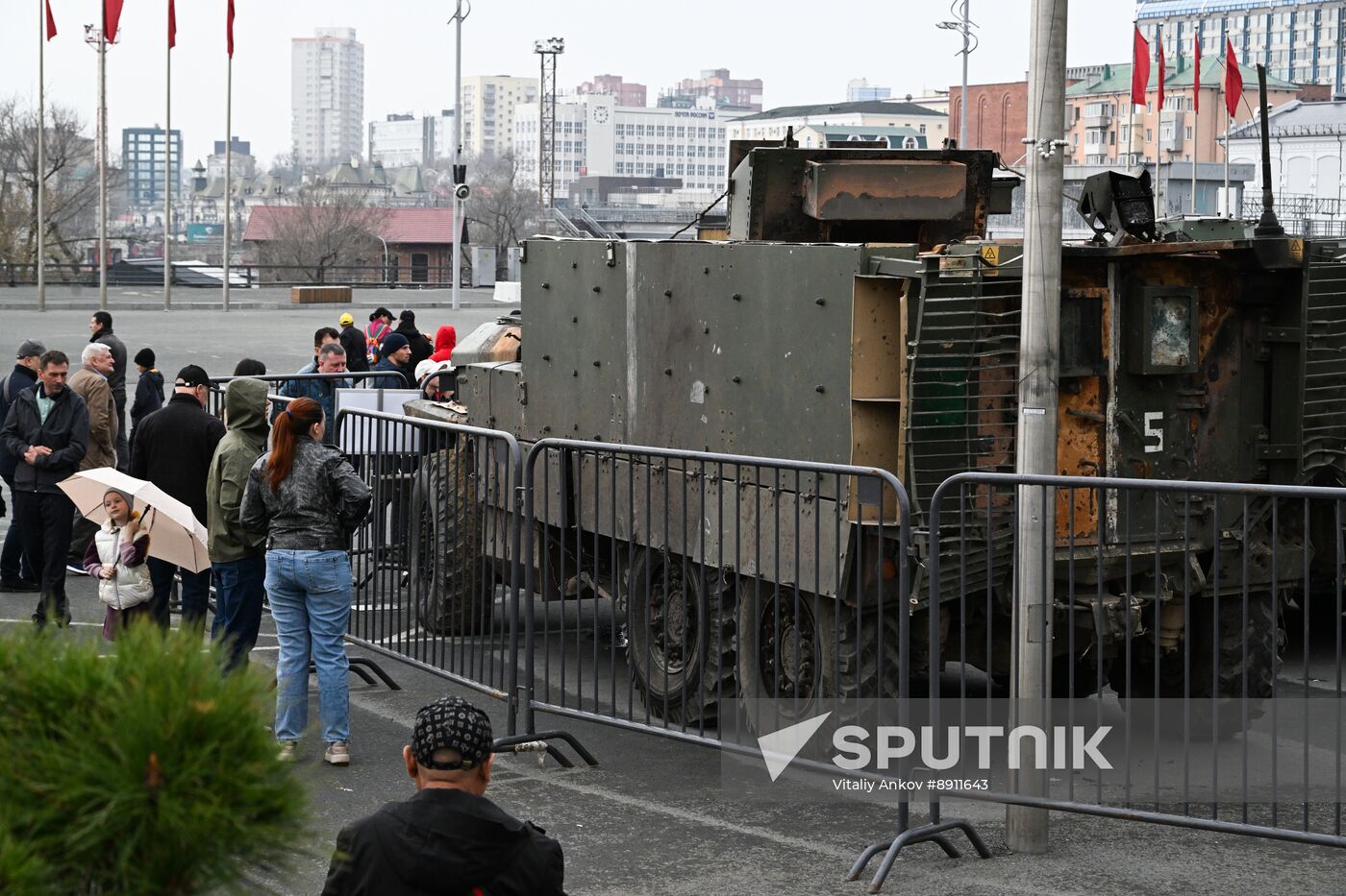Russia Ukraine Captured Military Equipment Exhibition