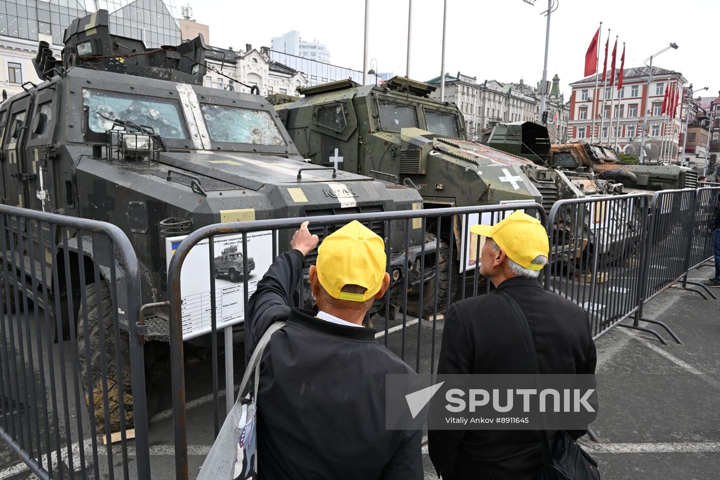 Russia Ukraine Captured Military Equipment Exhibition