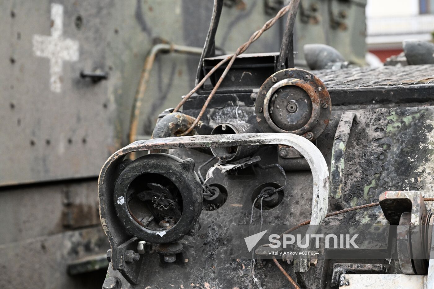 Russia Ukraine Captured Military Equipment Exhibition