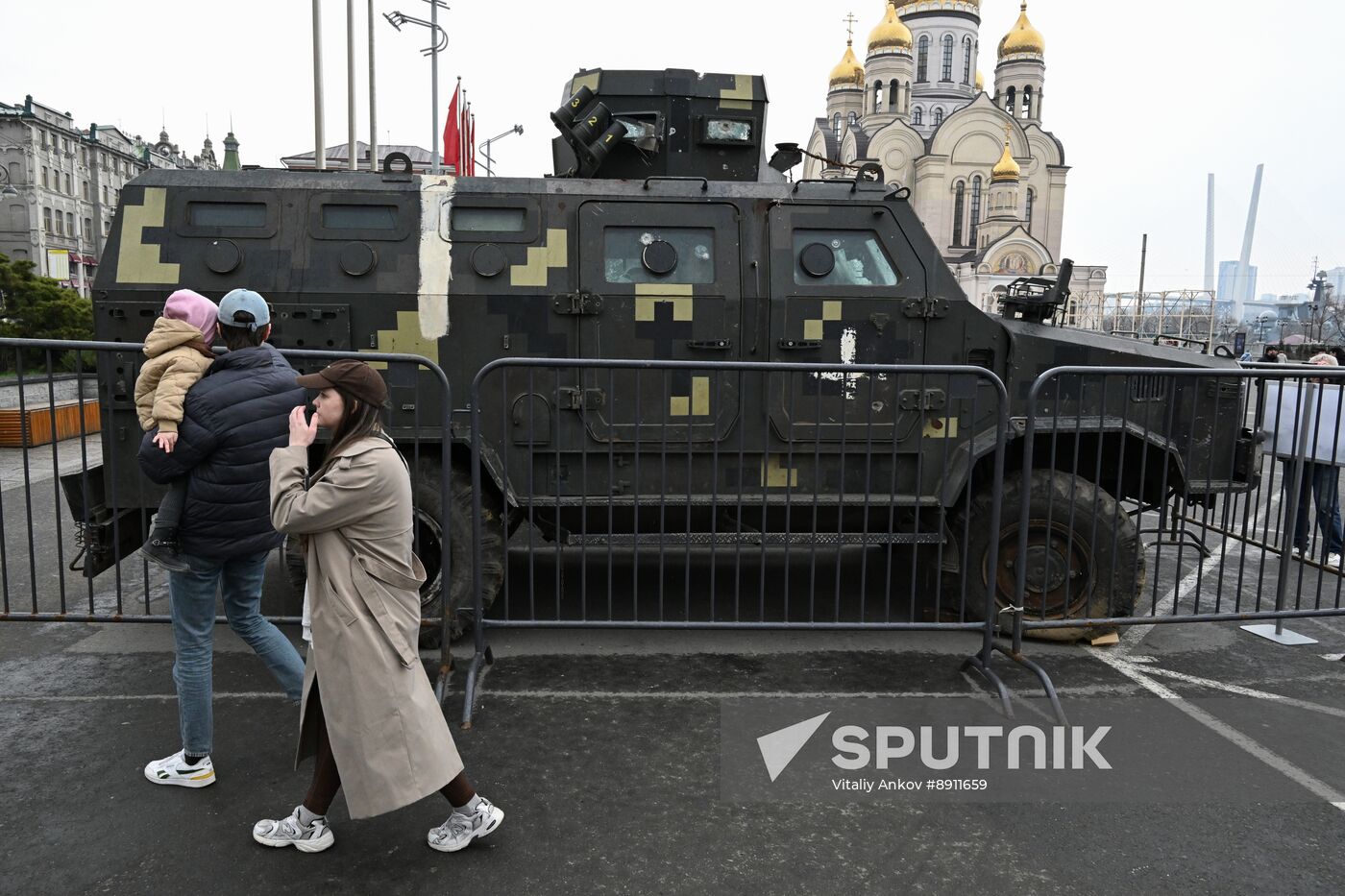 Russia Ukraine Captured Military Equipment Exhibition