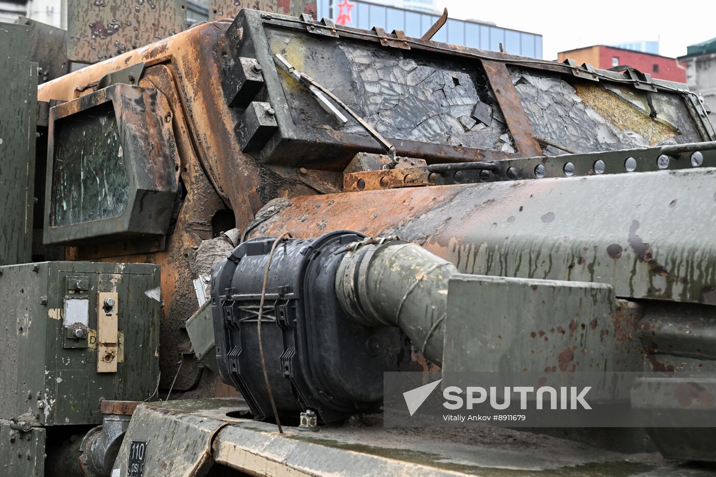 Russia Ukraine Captured Military Equipment Exhibition