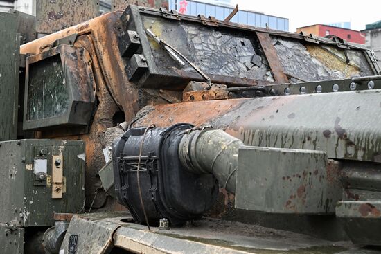 Russia Ukraine Captured Military Equipment Exhibition
