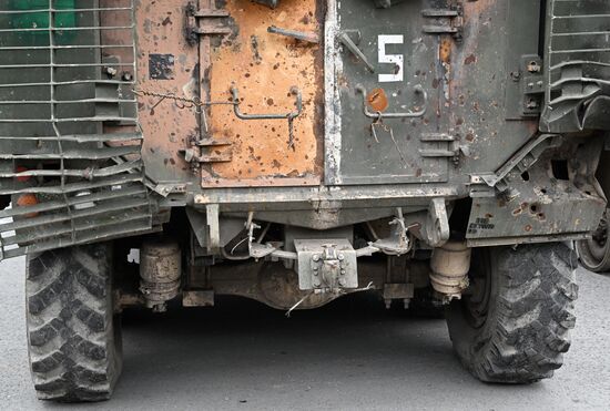 Russia Ukraine Captured Military Equipment Exhibition