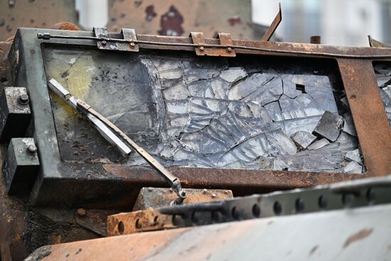 Russia Ukraine Captured Military Equipment Exhibition