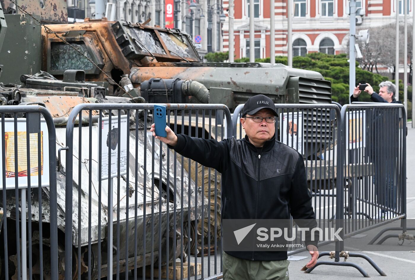Russia Ukraine Captured Military Equipment Exhibition