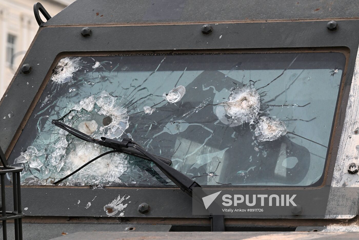 Russia Ukraine Captured Military Equipment Exhibition
