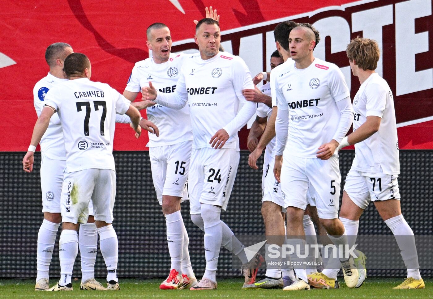 Russia Soccer Premier-League Khimki - Akron