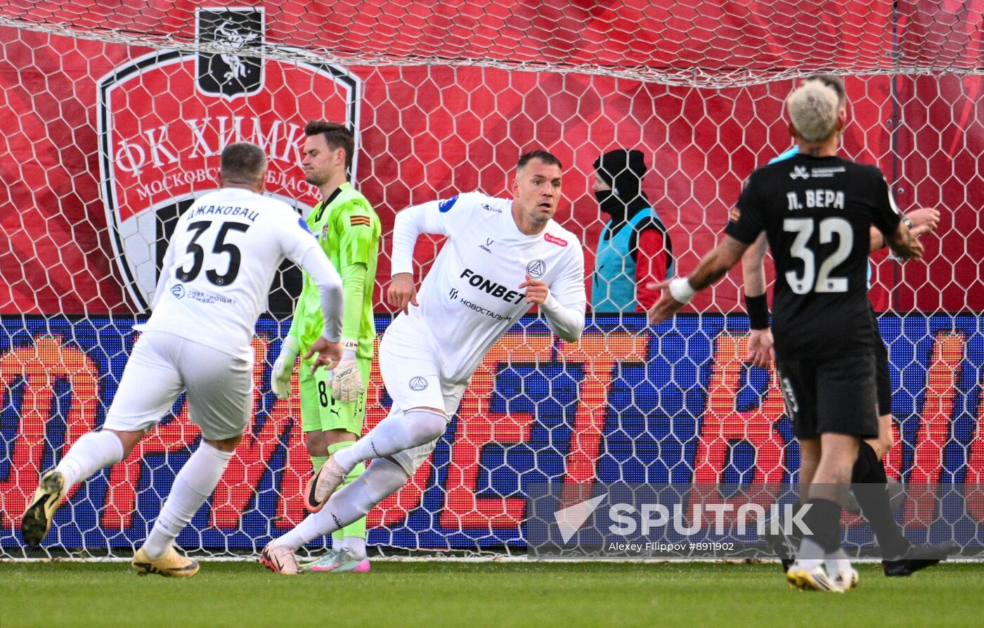 Russia Soccer Premier-League Khimki - Akron
