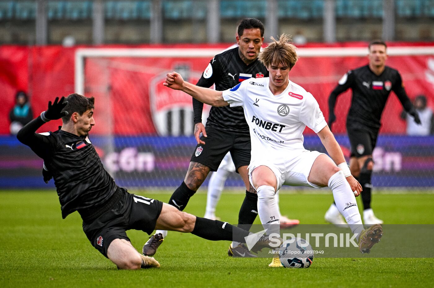 Russia Soccer Premier-League Khimki - Akron