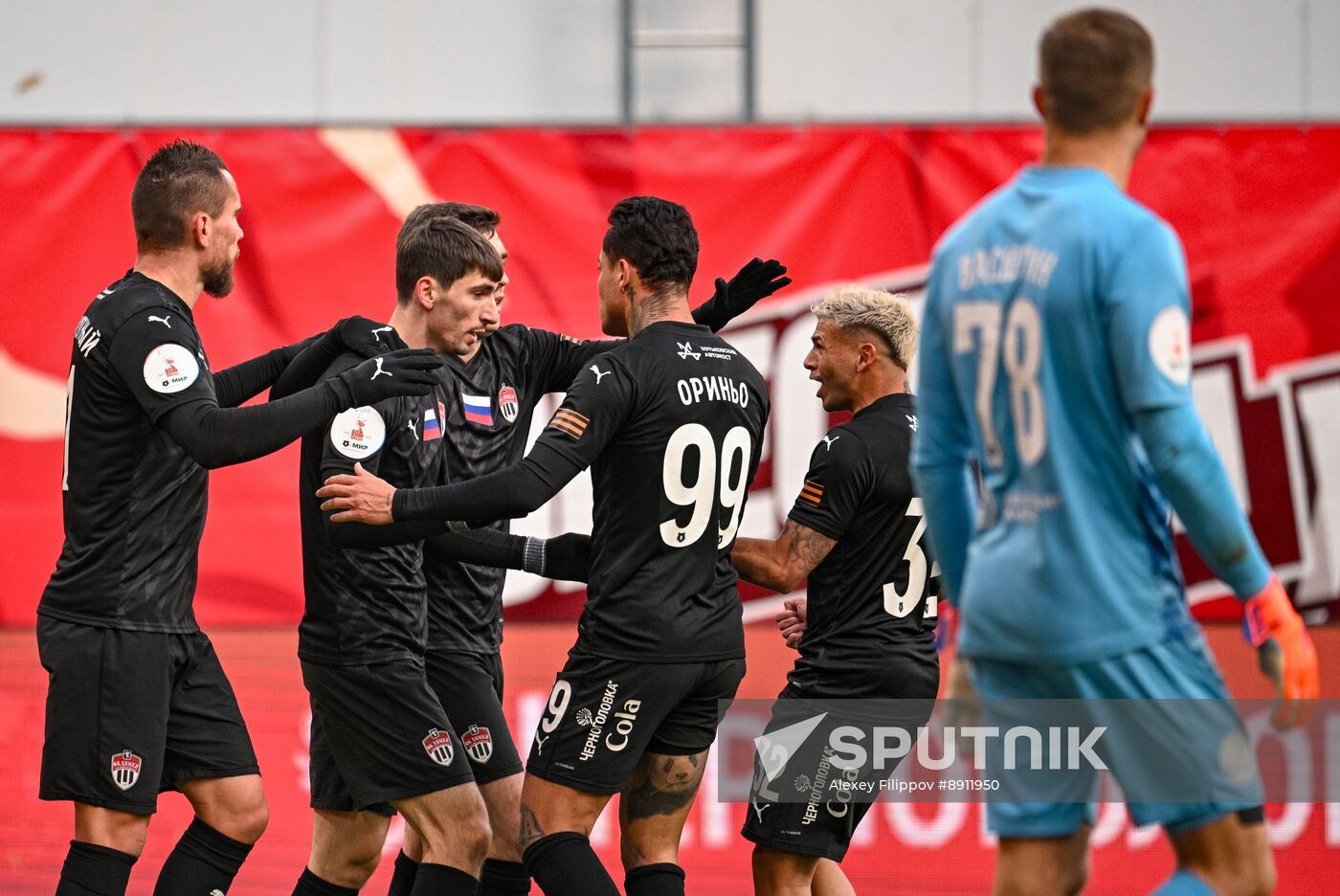 Russia Soccer Premier-League Khimki - Akron