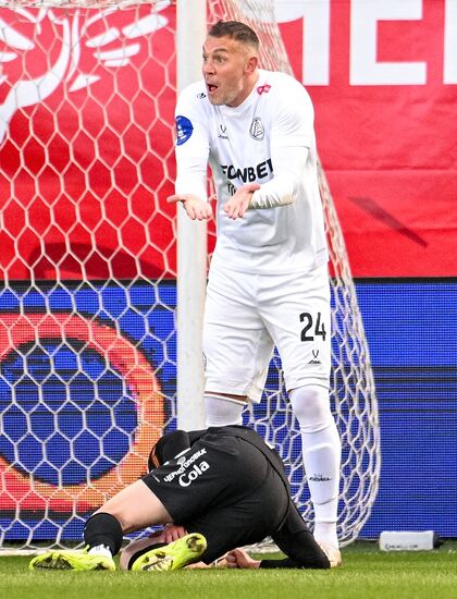 Russia Soccer Premier-League Khimki - Akron