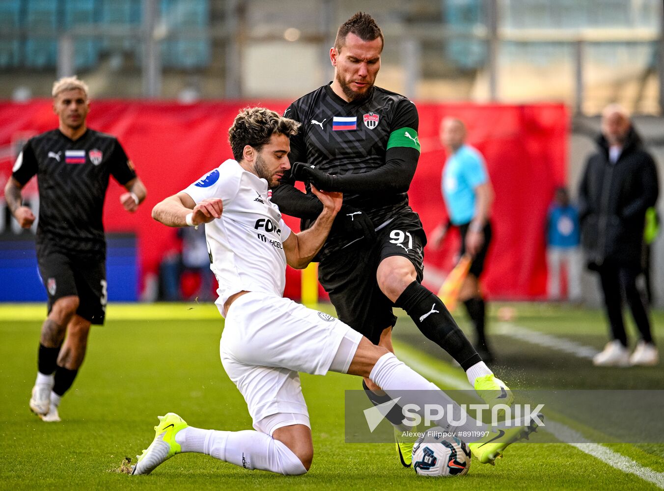 Russia Soccer Premier-League Khimki - Akron