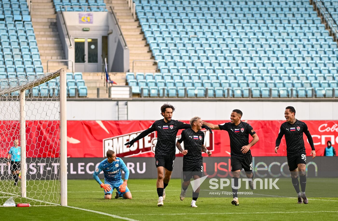 Russia Soccer Premier-League Khimki - Akron