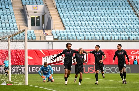 Russia Soccer Premier-League Khimki - Akron