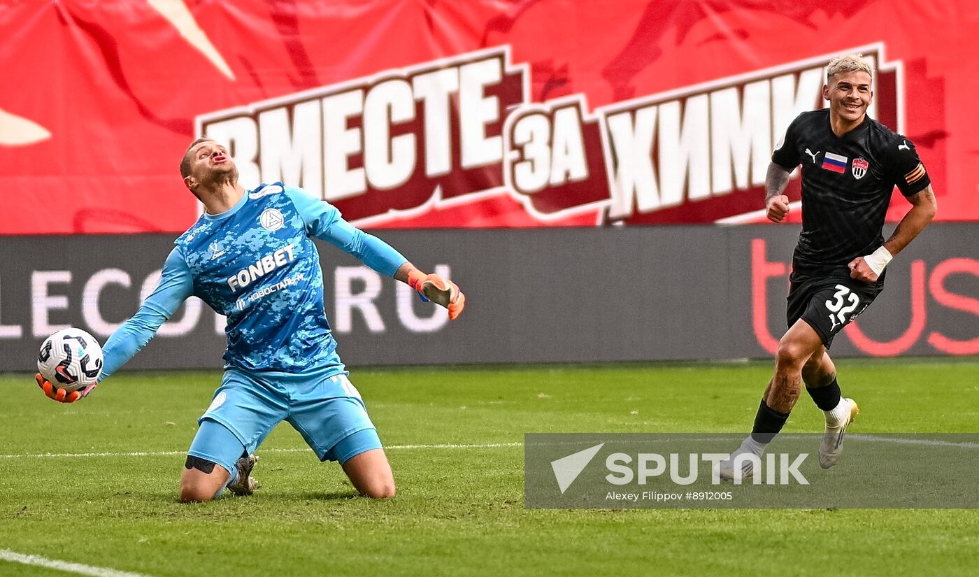 Russia Soccer Premier-League Khimki - Akron