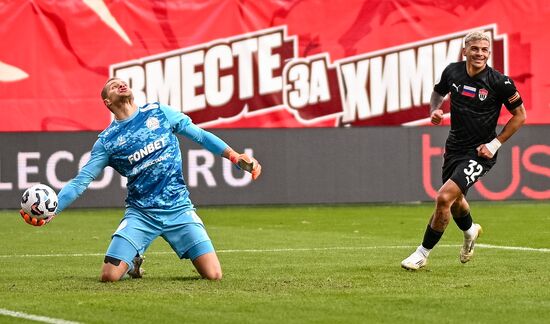 Russia Soccer Premier-League Khimki - Akron