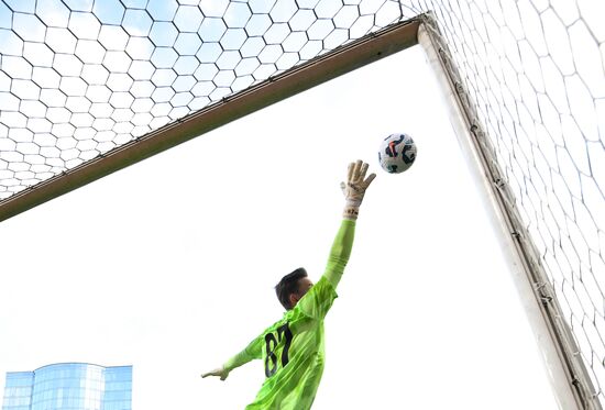Russia Soccer Premier-League Khimki - Akron