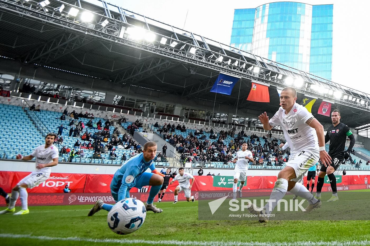 Russia Soccer Premier-League Khimki - Akron