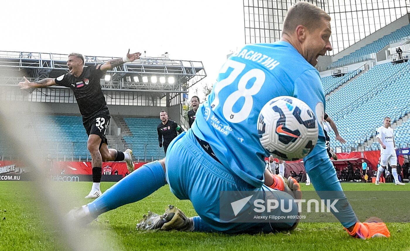 Russia Soccer Premier-League Khimki - Akron