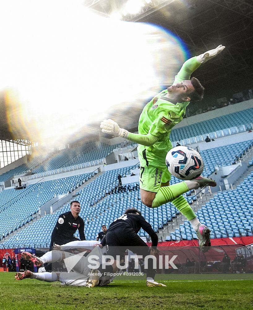 Russia Soccer Premier-League Khimki - Akron