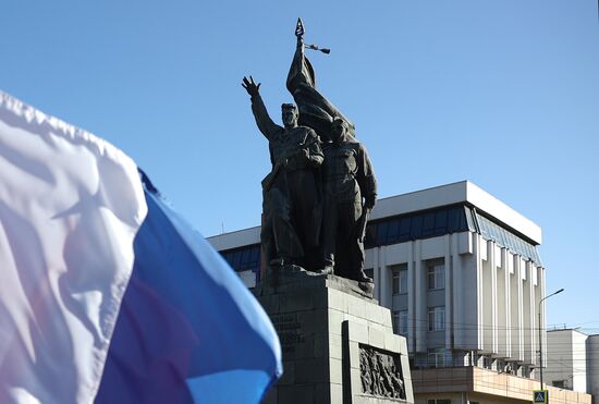 Russia Regions WWII Victory Day Preparations