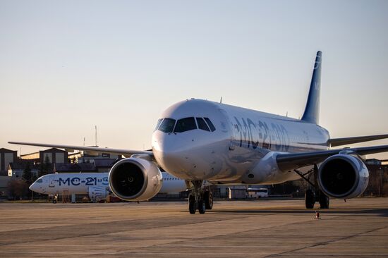 Russia New MC-21 Passenger Jet Tests