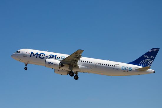 Russia New MC-21 Passenger Jet Tests