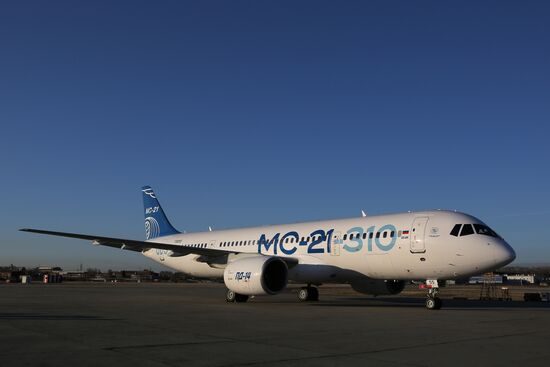 Russia New MC-21 Passenger Jet Tests