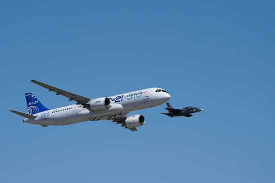Russia New MC-21 Passenger Jet Tests