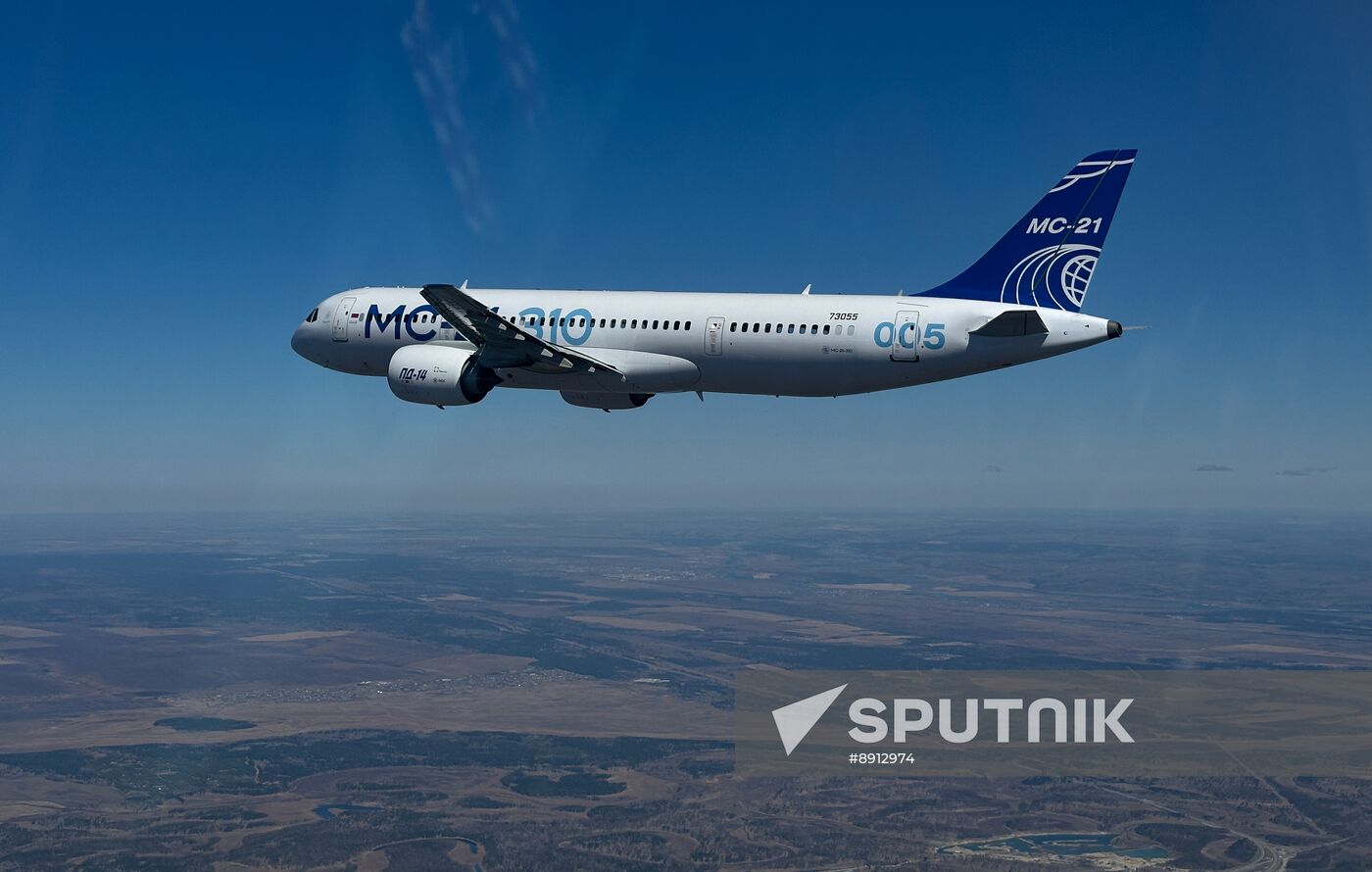 Russia New MC-21 Passenger Jet Tests