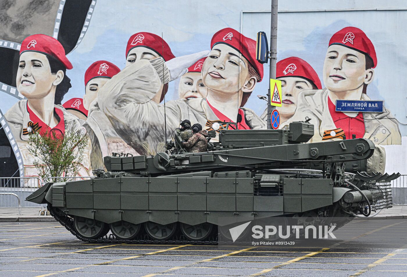 Russia WWII Victory Parade Rehearsal