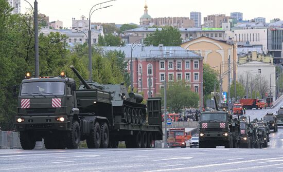 Russia WWII Victory Parade Rehearsal